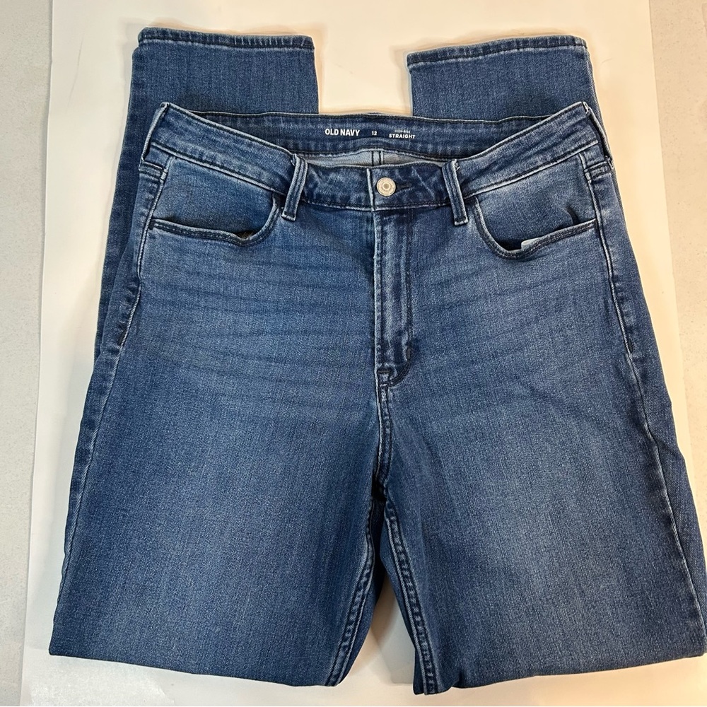 Old Navy Straight High-Rise Jeans